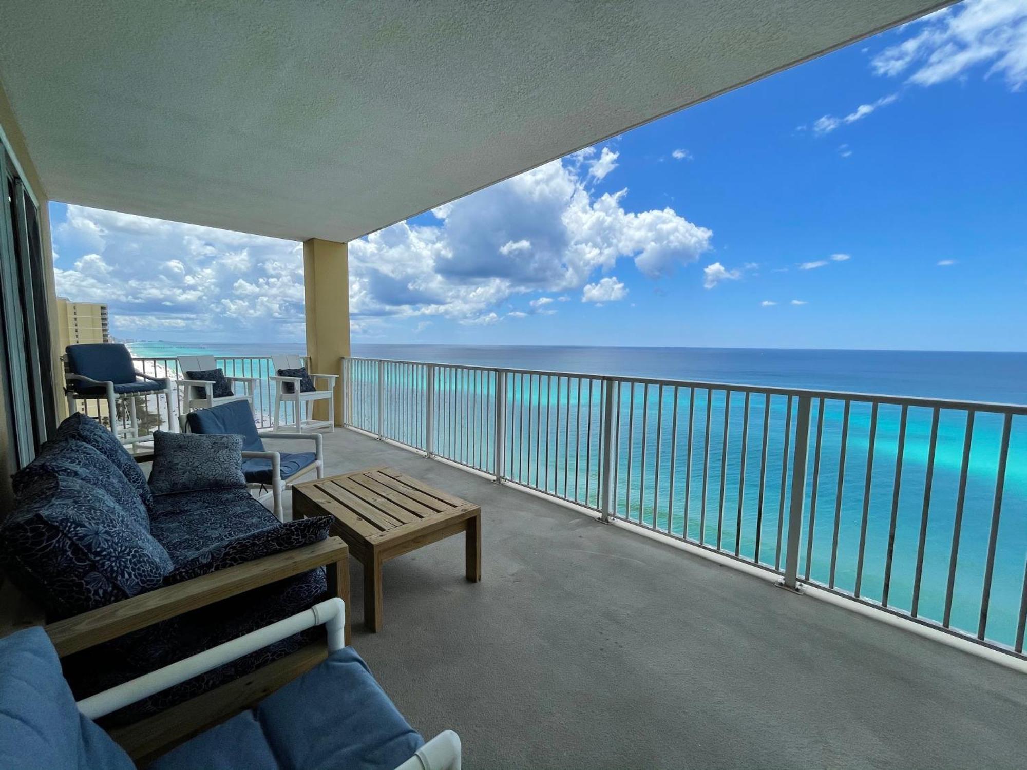 Tropic Winds 1701 Premium Corner Unit With 2 Parkings! Free Beach Chairs Service! Panama Stadt Exterior foto