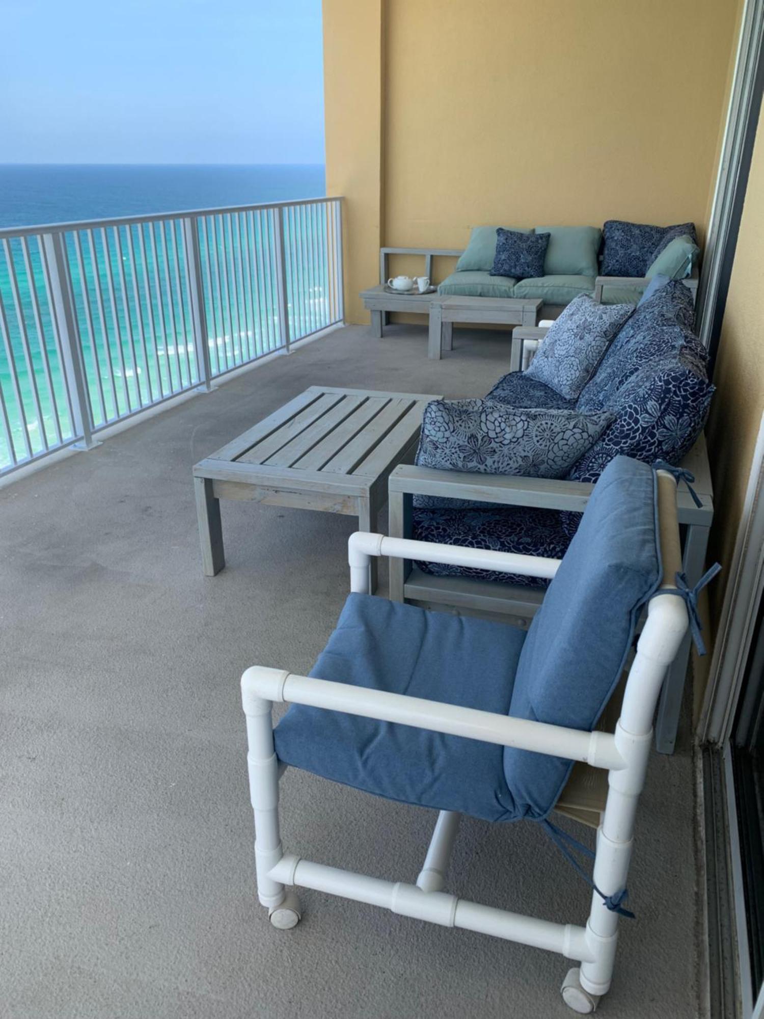 Tropic Winds 1701 Premium Corner Unit With 2 Parkings! Free Beach Chairs Service! Panama Stadt Exterior foto